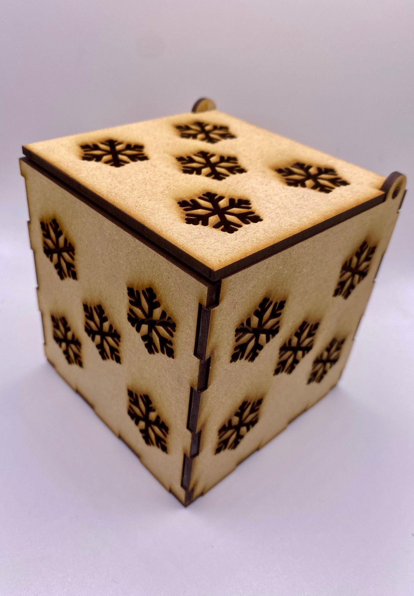 5 Snowflakes MDF Night Light Craft Kit