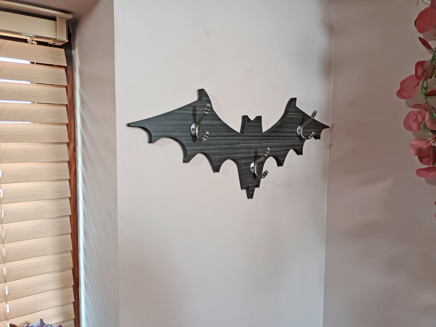 Coat Rack Bat Themed