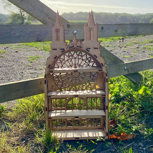 Crystal Display Shelf, Castle Shelf, Gothic Display Cabinet,  Gothic Decor, Crystal Display Cabinet, Display Cabinet, Gothic Shelving