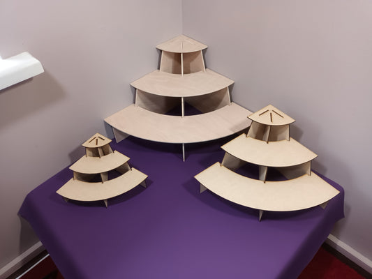 Circular Corner Display Stands