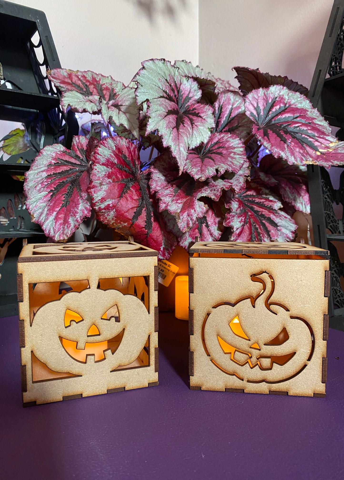 Happy Pumpkin MDF Craft Kit Night Light