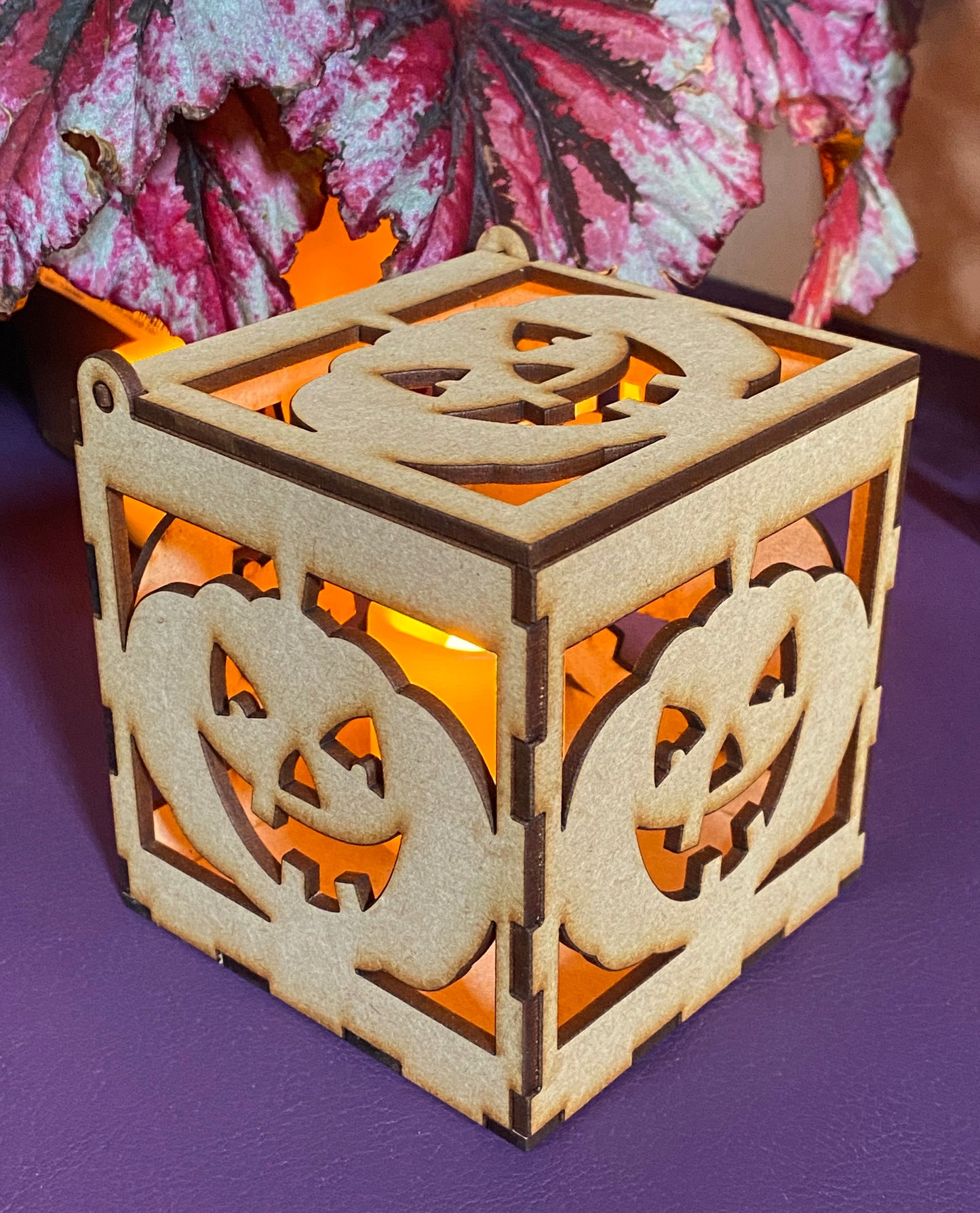 Happy Pumpkin MDF Craft Kit Night Light