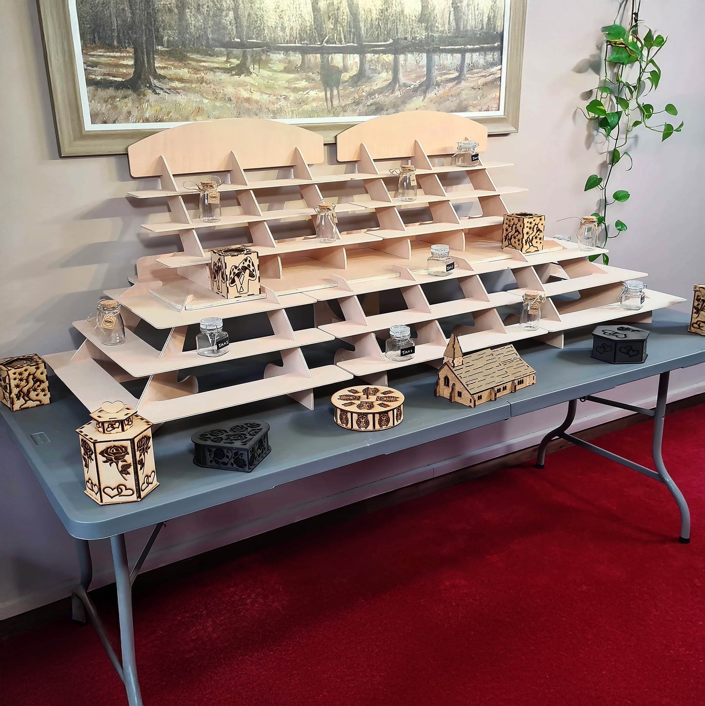 Shop/Craft Display Stand Complete Setup With or Without Table