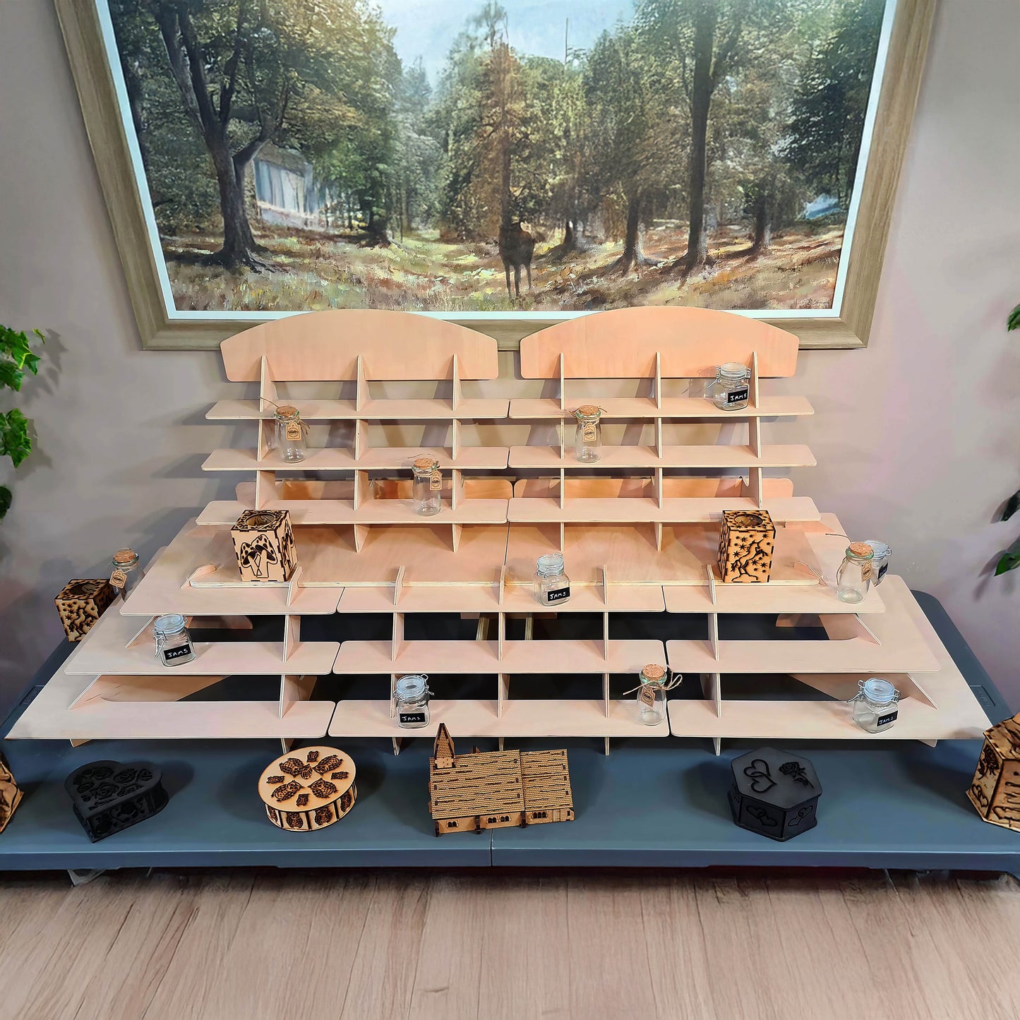 Shop/Craft Display Stand Complete Setup With or Without Table