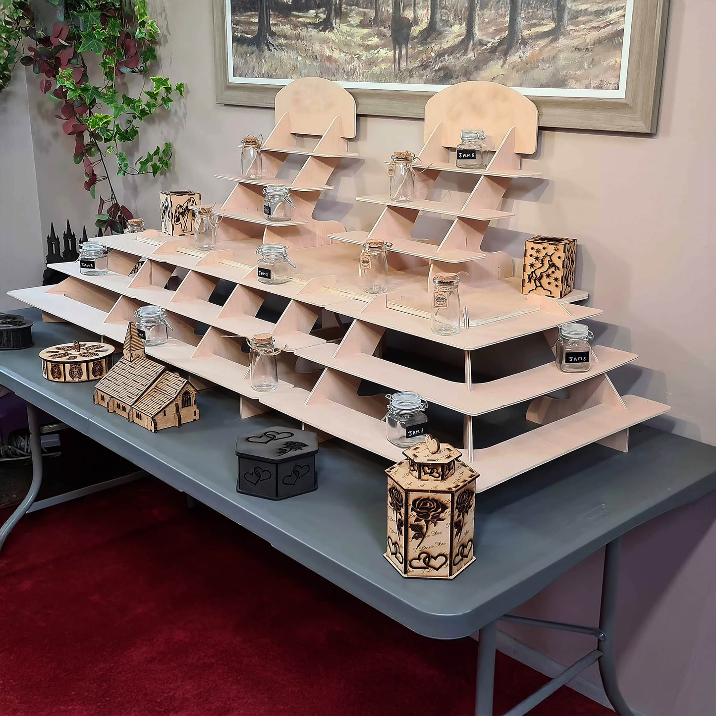 Shop/Craft Display Stand Complete Setup With or Without Table