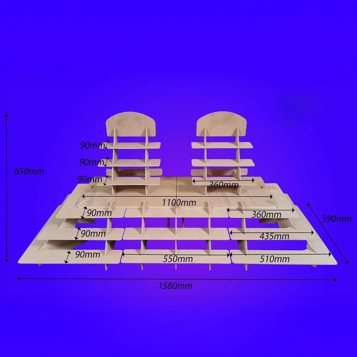 Shop/Craft Display Stand Complete Setup With or Without Table