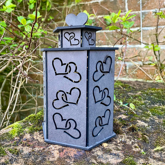 Hearts Lantern MDF large