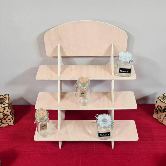 3 Tier Small Shop Display/Craft Stand 6mm Ply