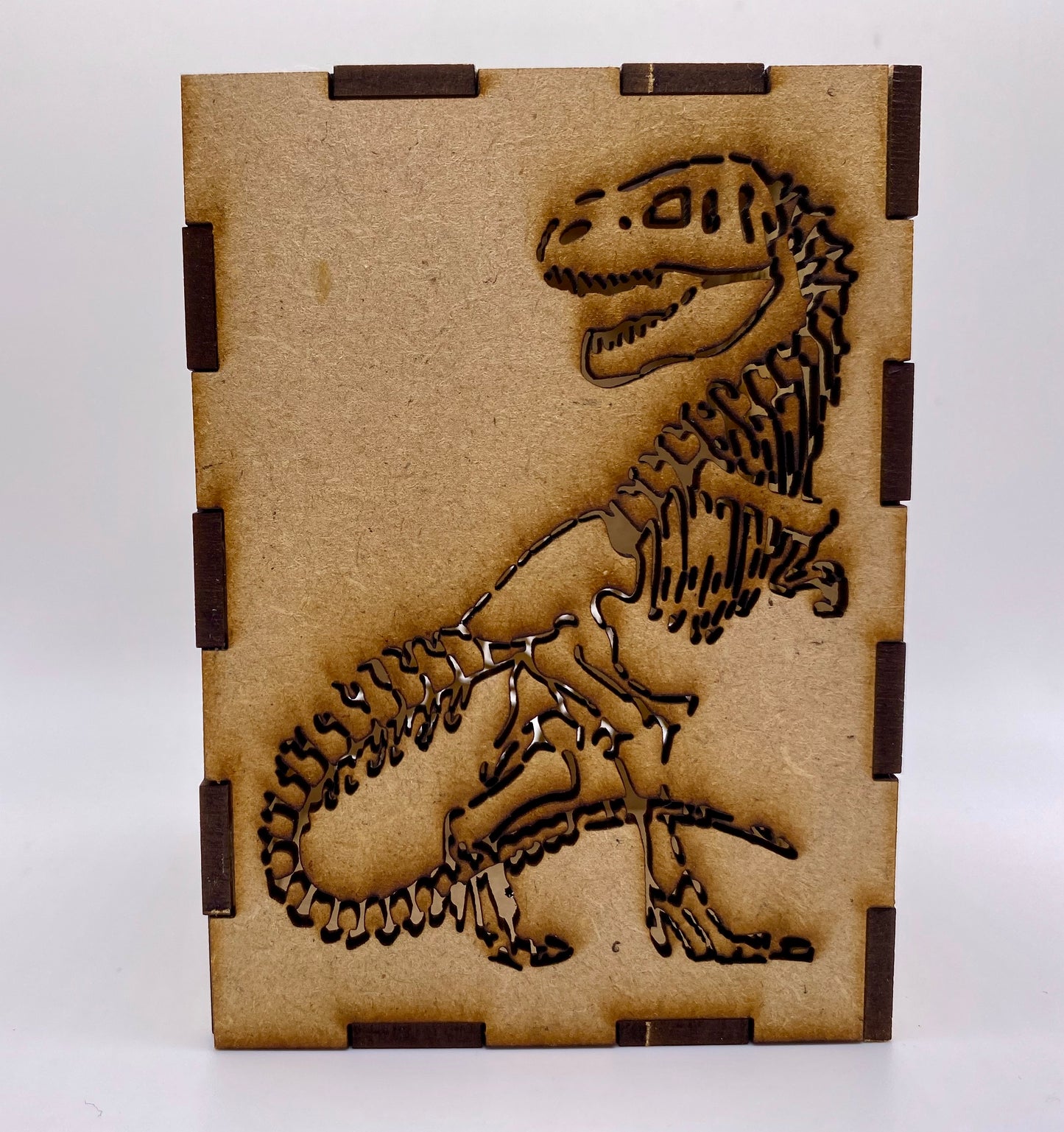 T-Rex Dinosaur Lantern MDF  Craft Kit - Small