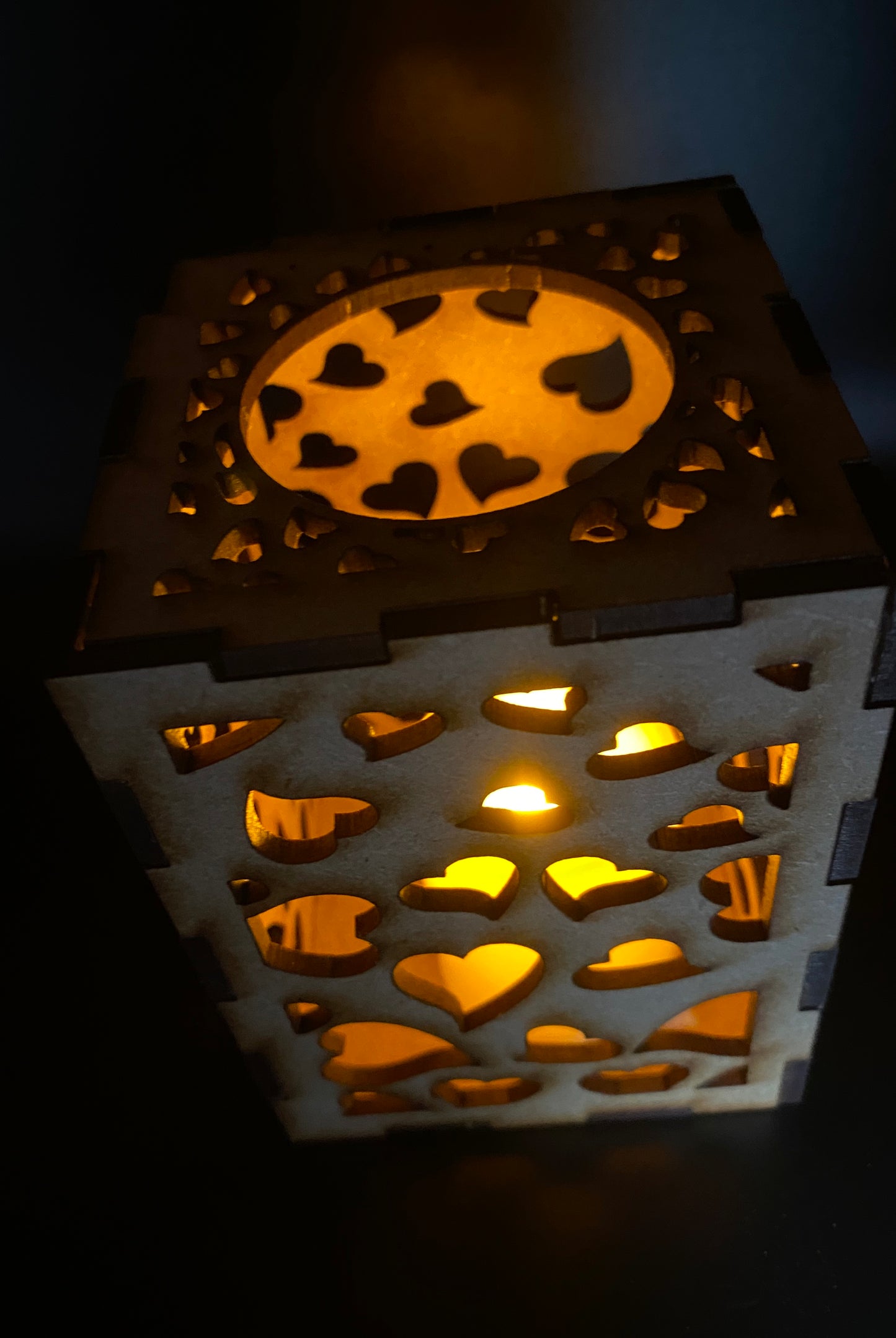 Heart Lantern MDF Craft Kit - Small