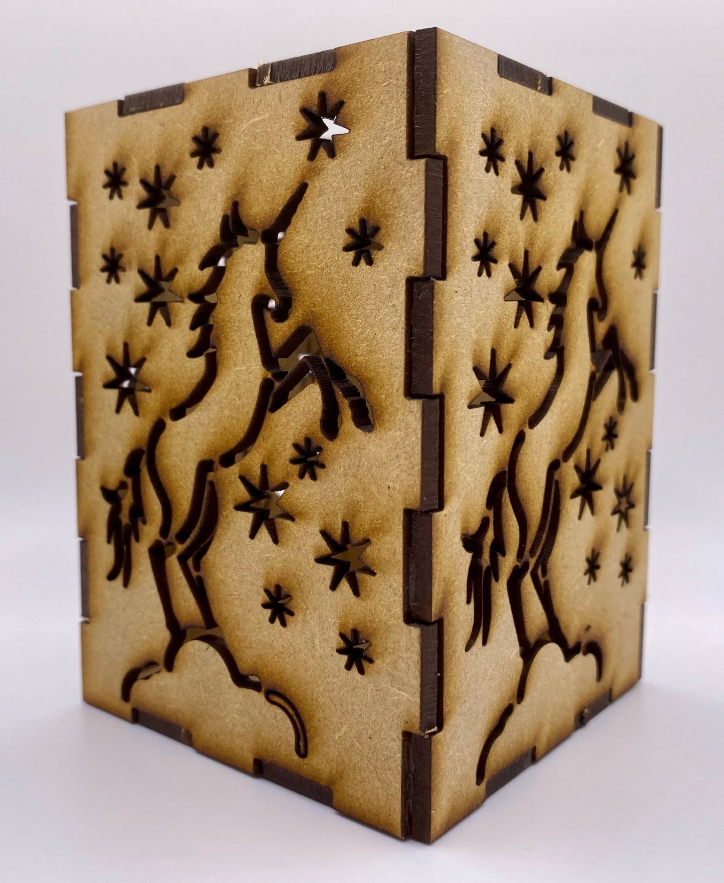 Unicorn with Stars Lantern MDF Craft Kit - Small