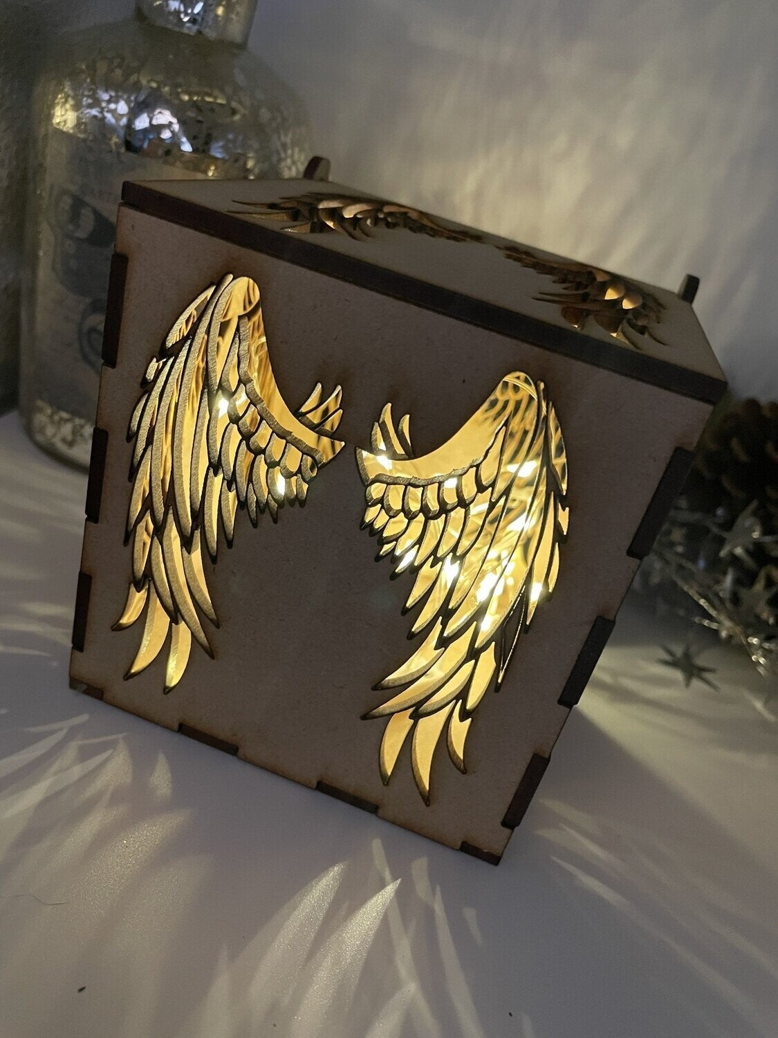 Angel Wings MDF Night Light Craft Kit