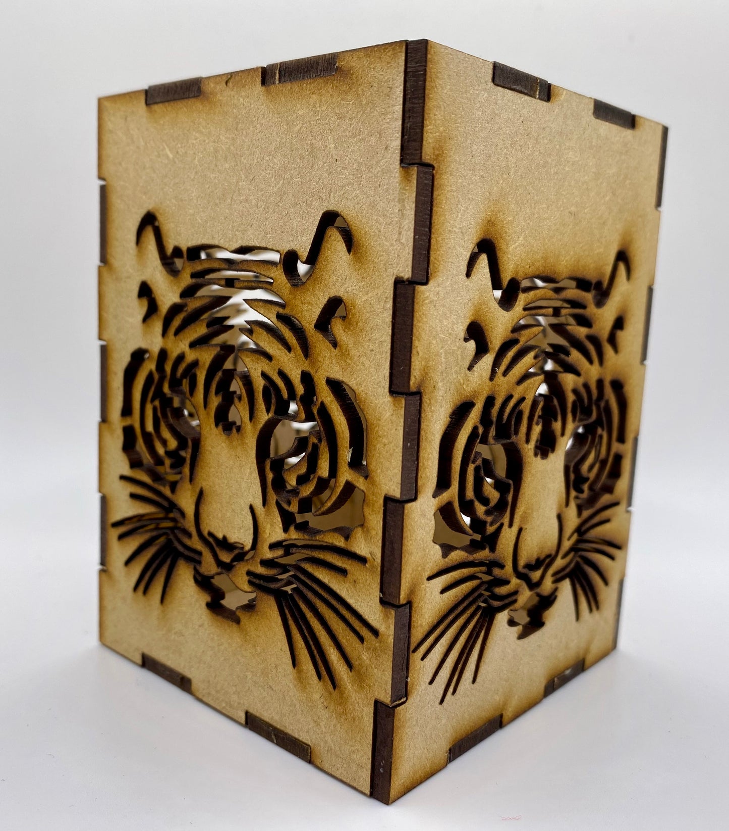 Tigers Head Lantern MDF Craft Kit - Small