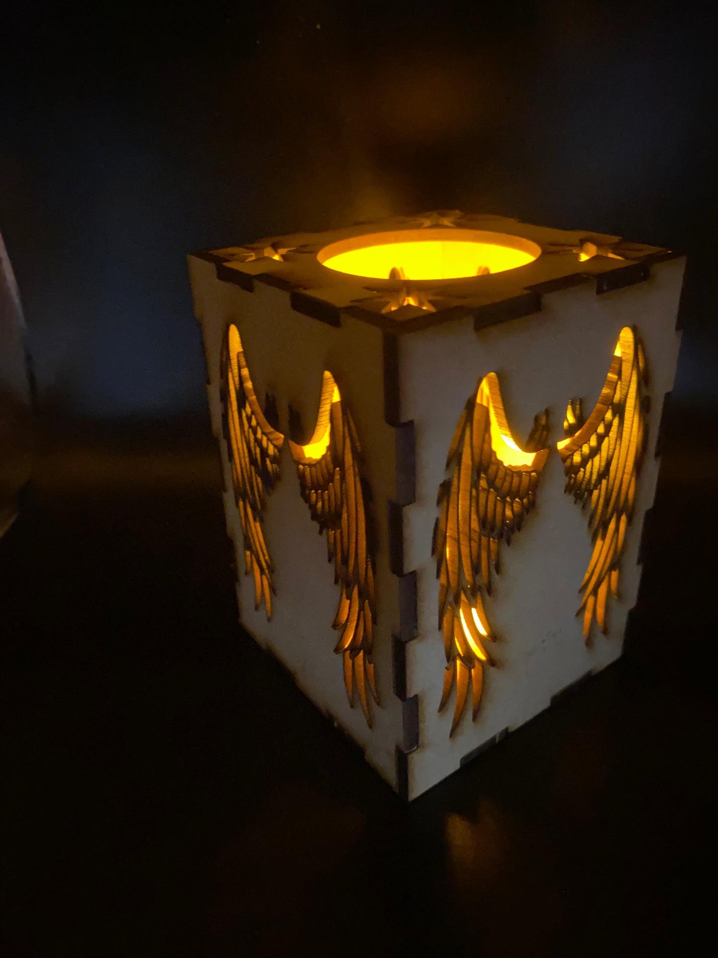 Angel Wings Lantern MDF  - Small