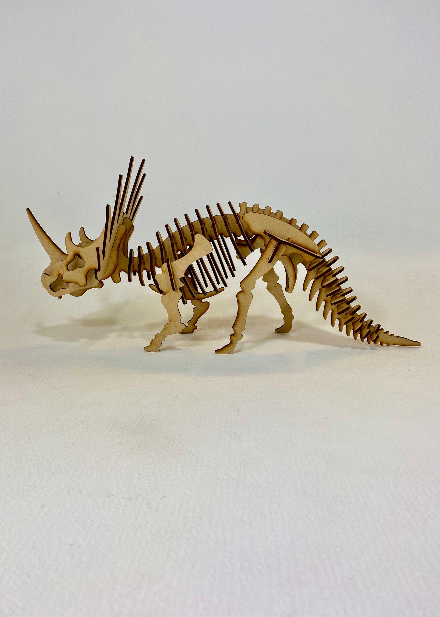 Triceratops Dinosaur 3D Wooden Jigsaw Puzzle Kit