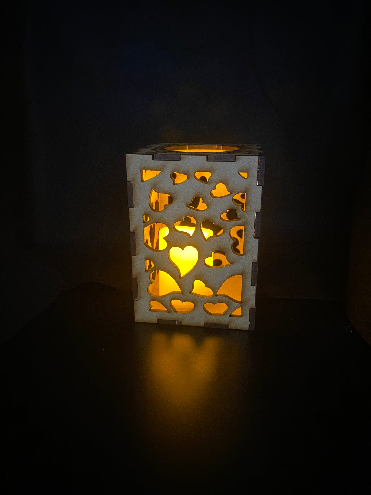 Heart Lantern MDF Craft Kit - Small