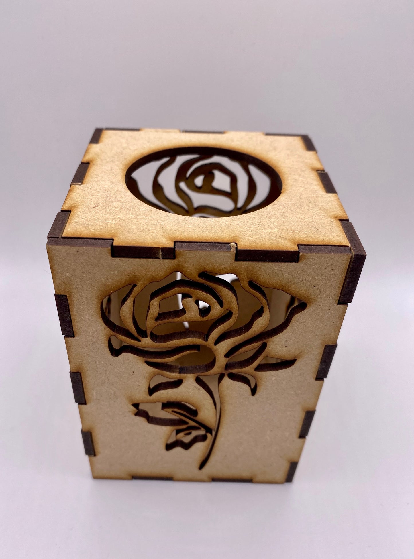 Rose Lantern MDF Craft Kit - Small