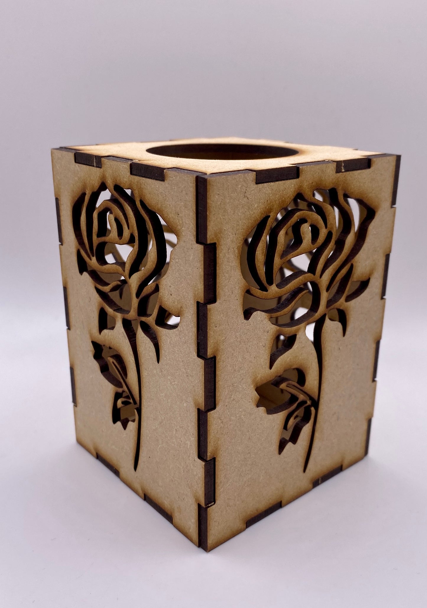 Rose Lantern MDF Craft Kit - Small