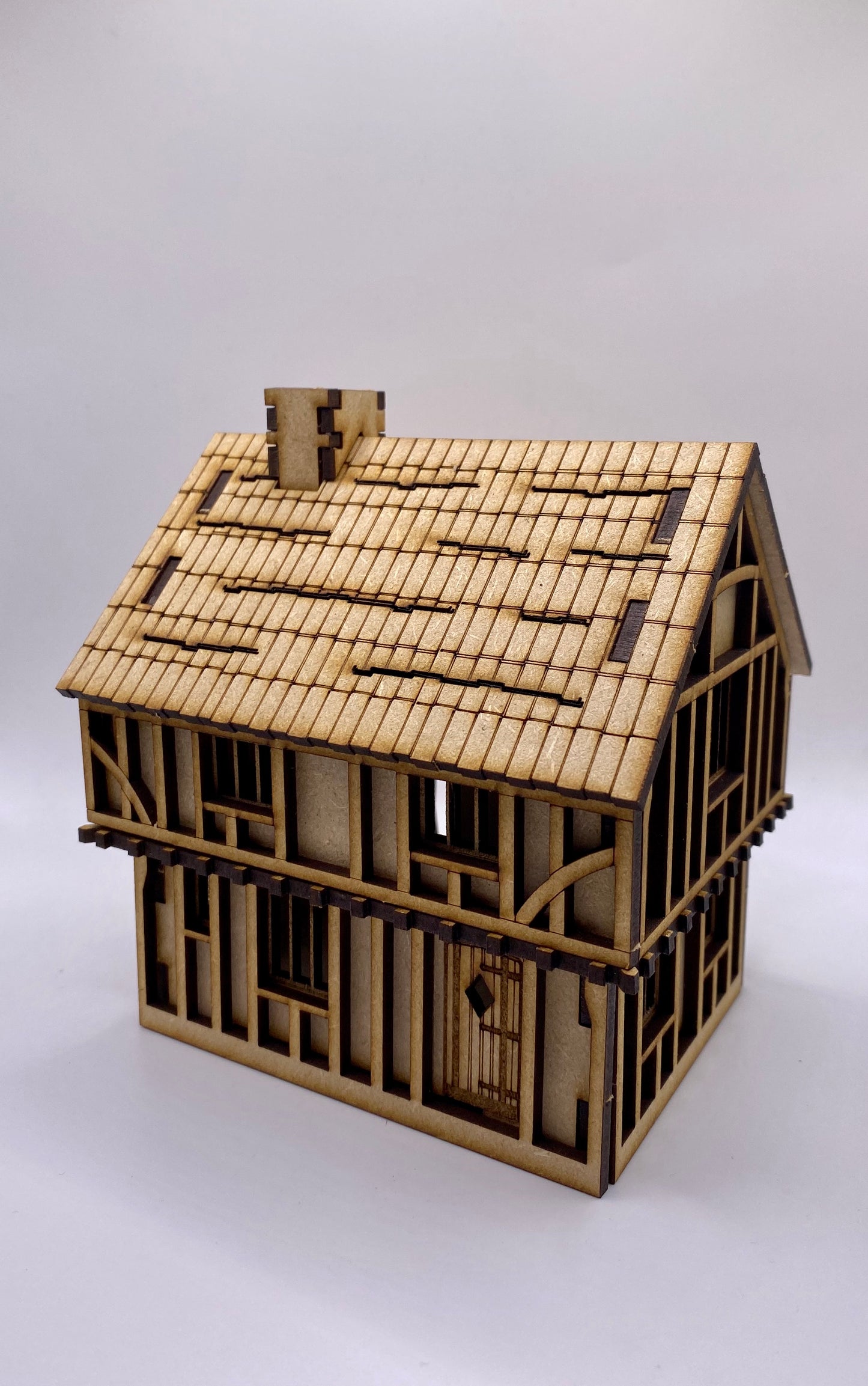 Tudor House Jettied MDF Craft kit.