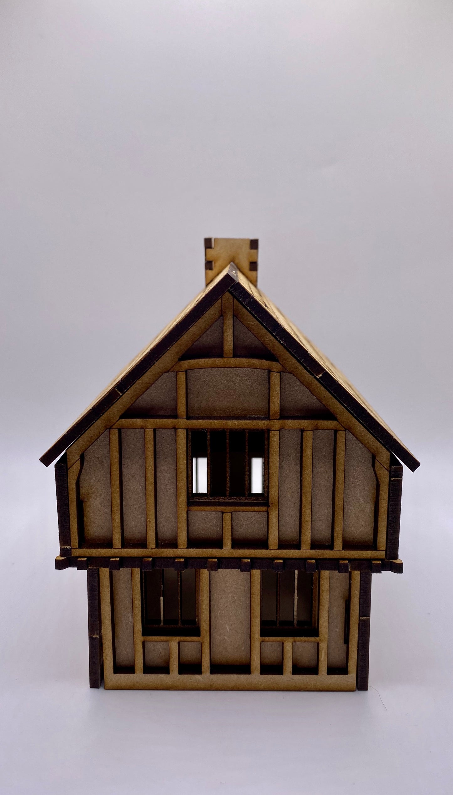 Tudor House Jettied MDF Craft kit.