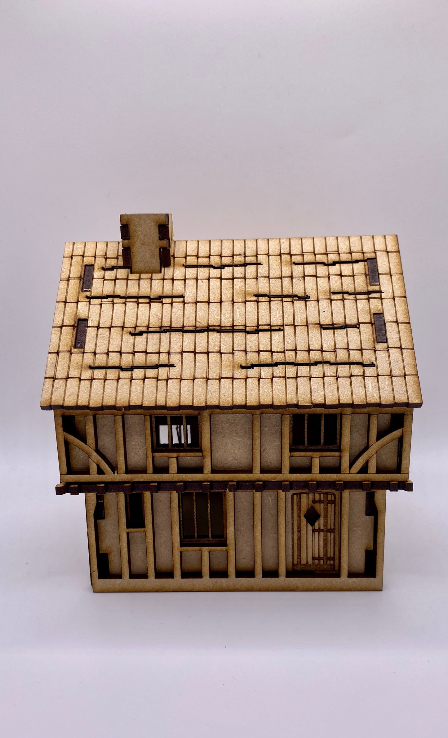 Tudor House Jettied MDF Craft kit.