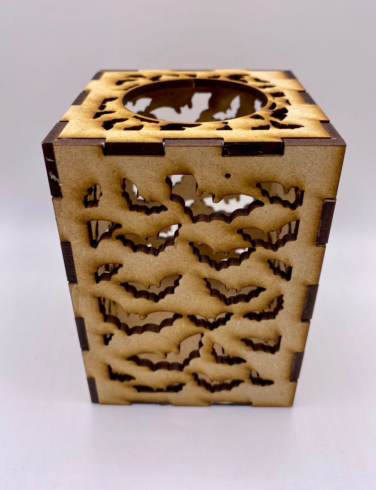 Bats Lantern MDF Craft Kit - Small
