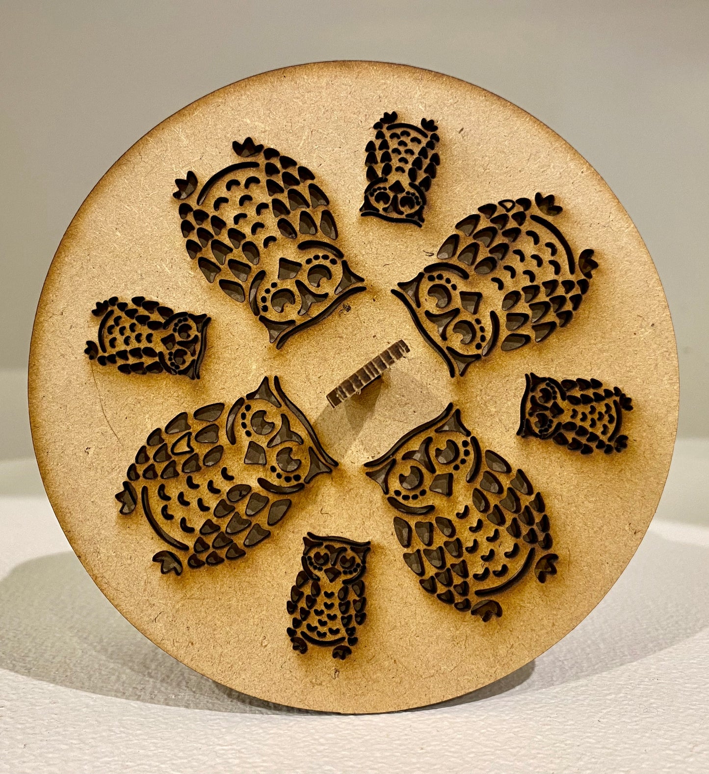 Owl Trinket Storage Box MDF Craft Kit