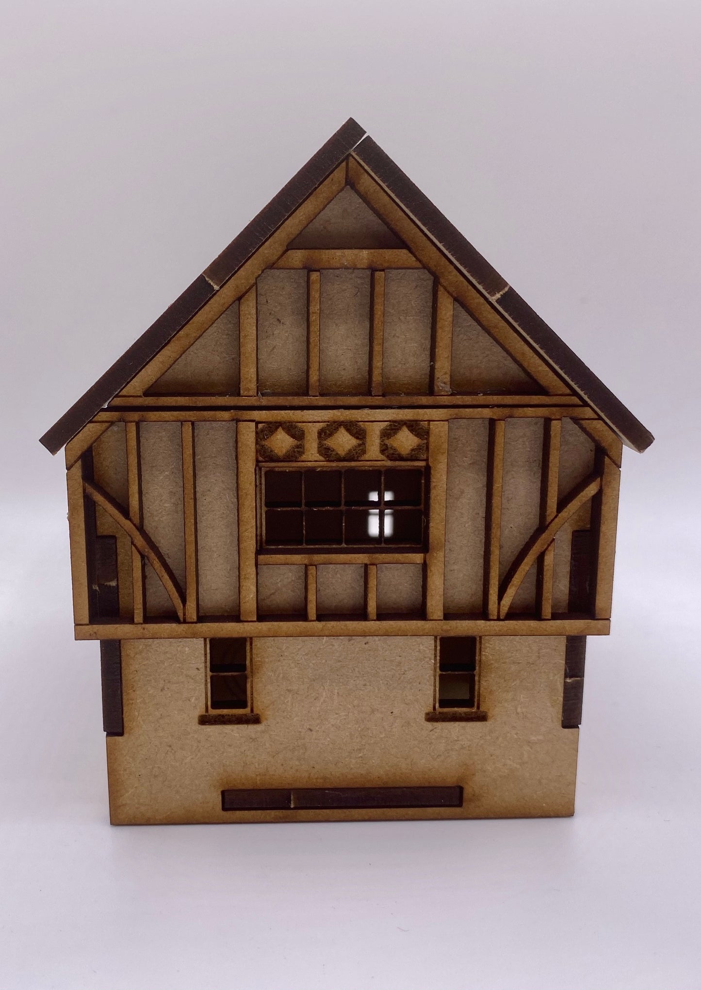 Tudor House 2 Storey MDF Craft kit.