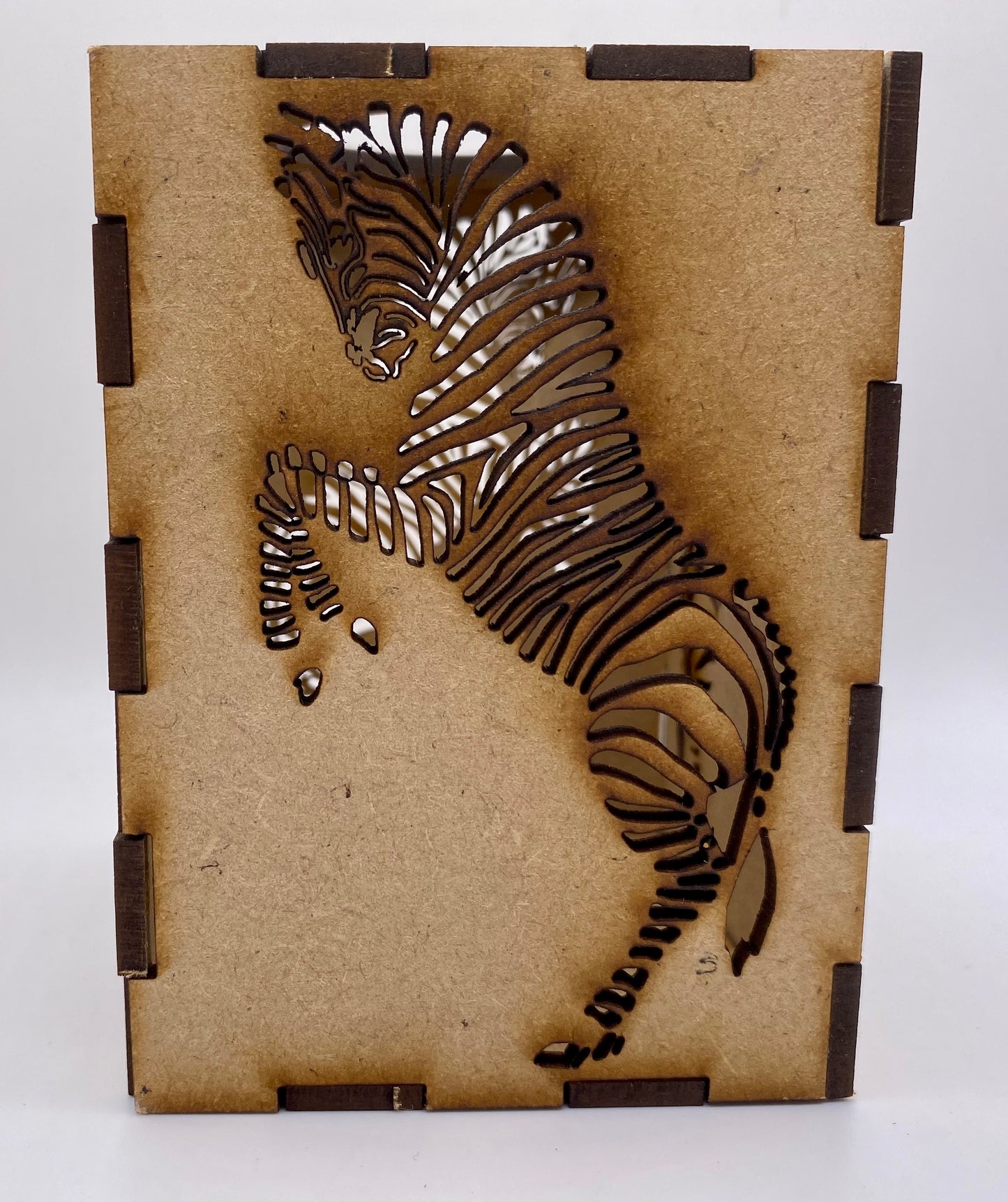 Zebra Lantern MDF Craft Kit - Small