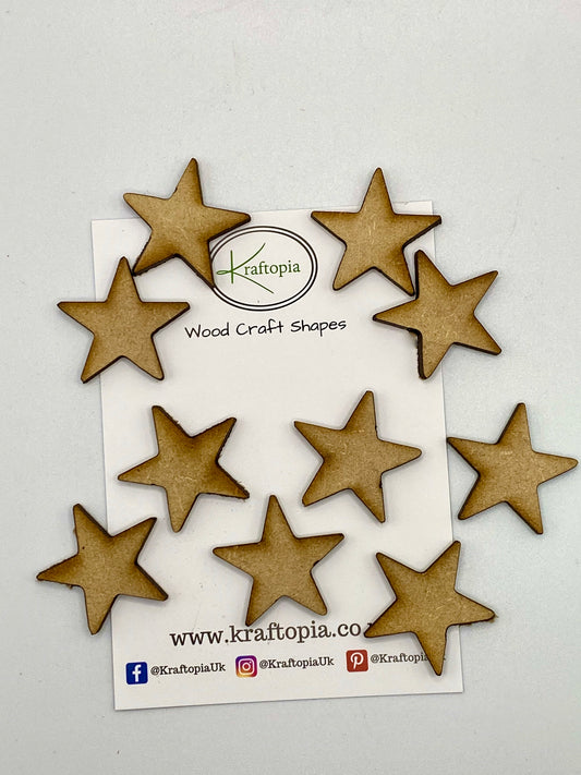 Star MDF Craft Blanks