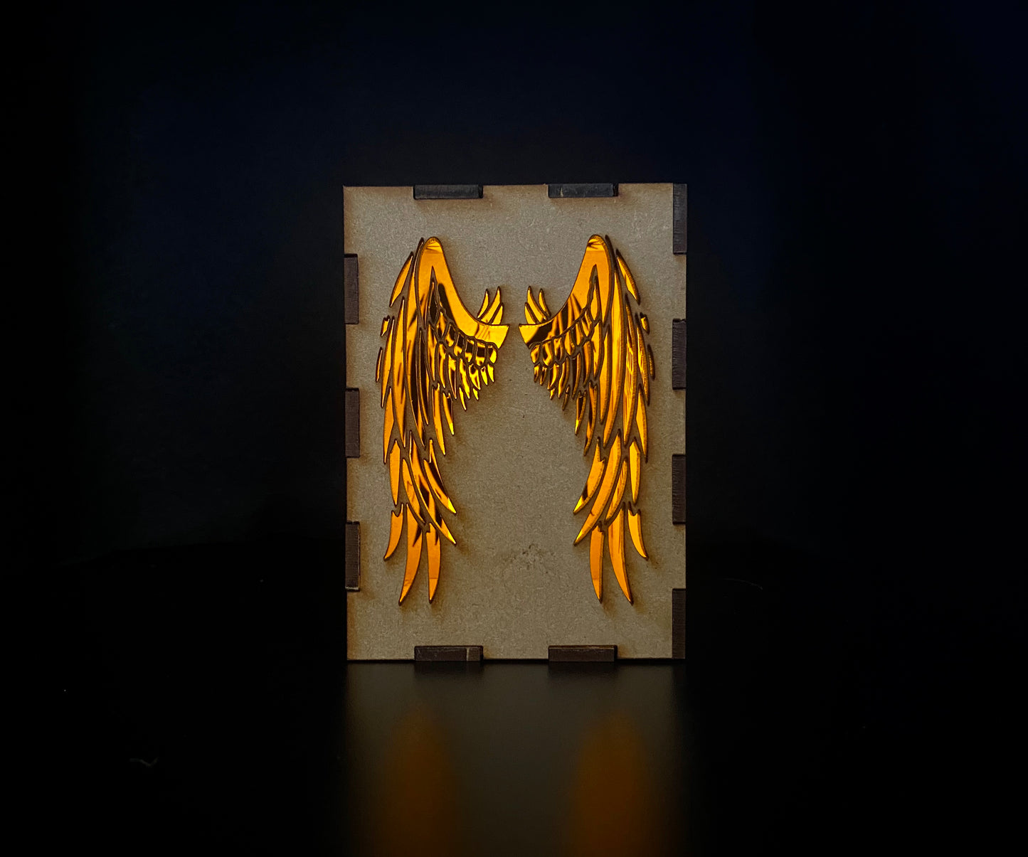 Angel Wings Lantern MDF  - Small