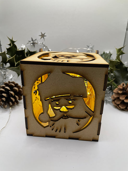 Father Christmas / Santa MDF Craft Kit Night Light