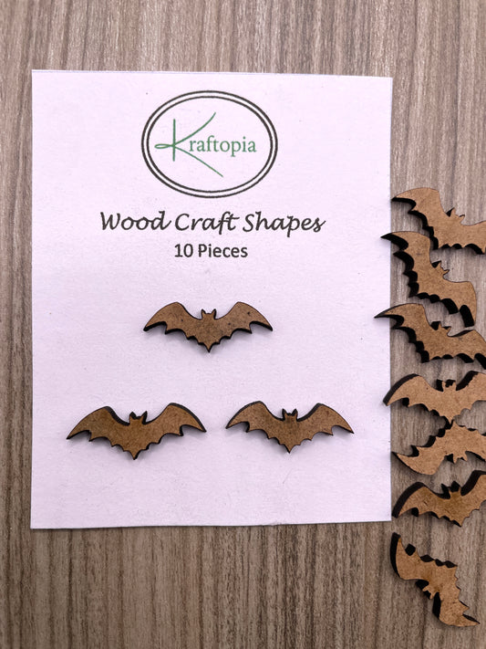 Flying Bats MDF Craft Blanks