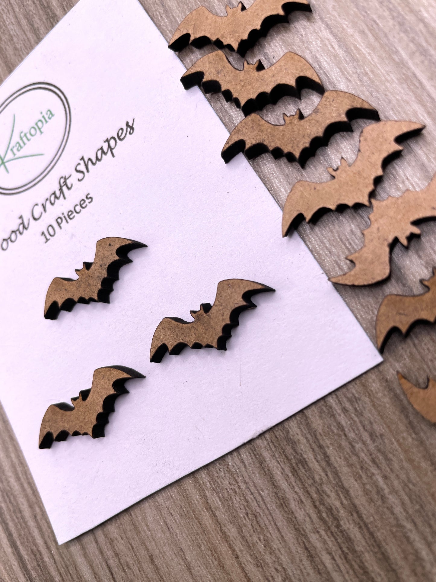 Flying Bats MDF Craft Blanks