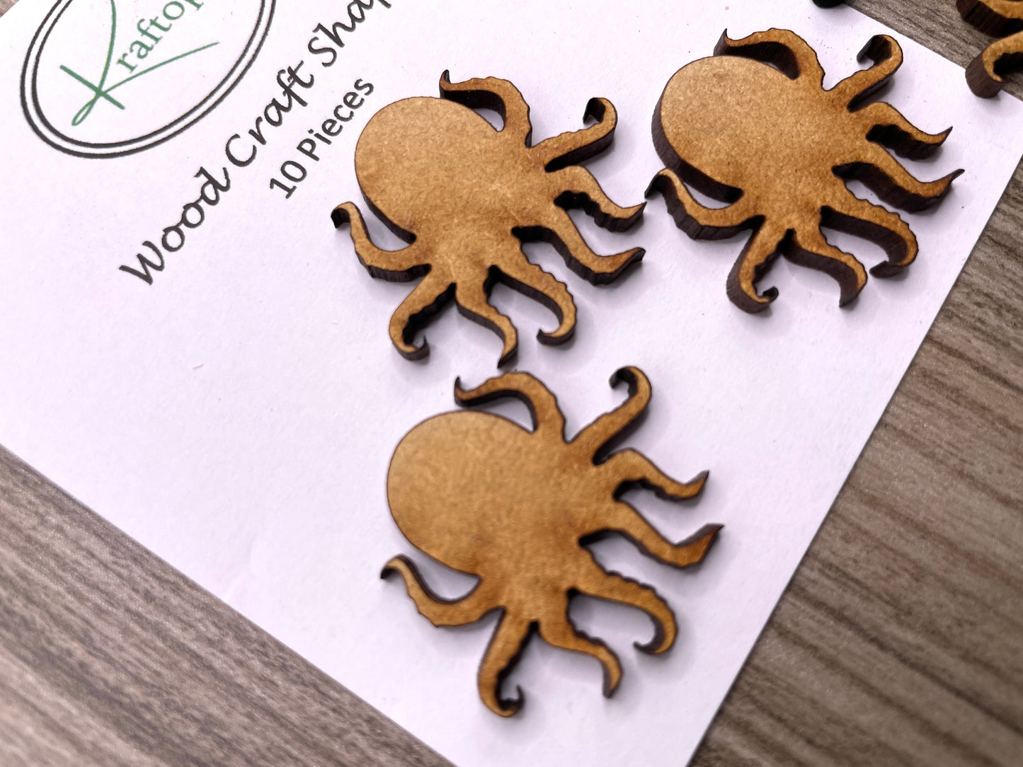 Octopus MDF Craft Blanks