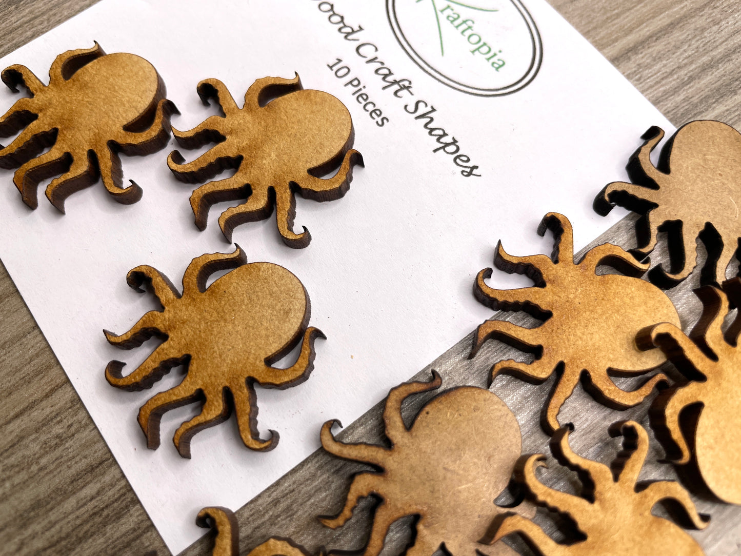 Octopus MDF Craft Blanks