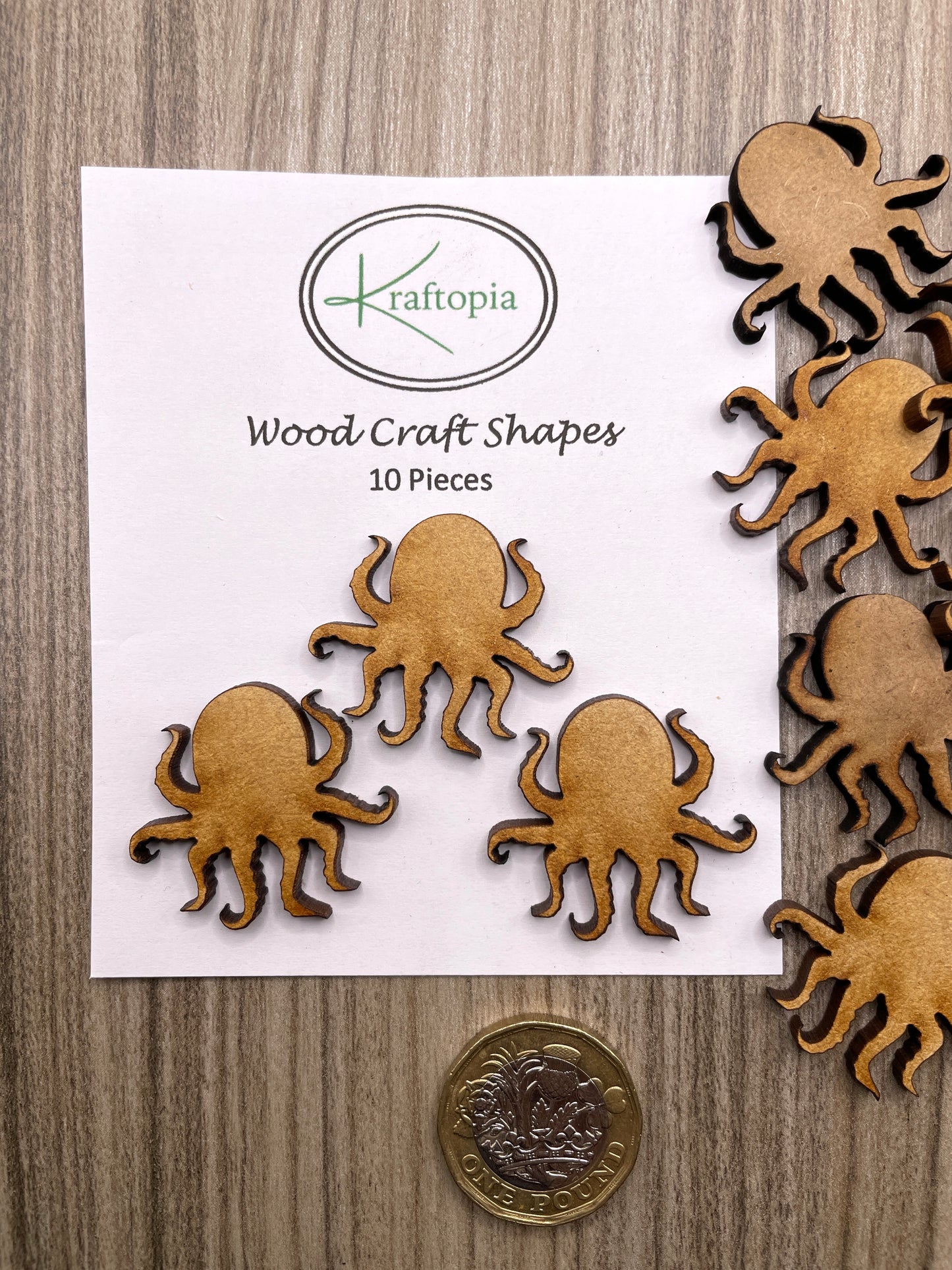 Octopus MDF Craft Blanks