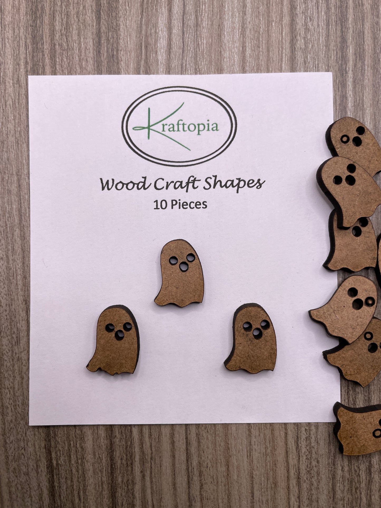 Ghost Shape MDF Craft Blanks