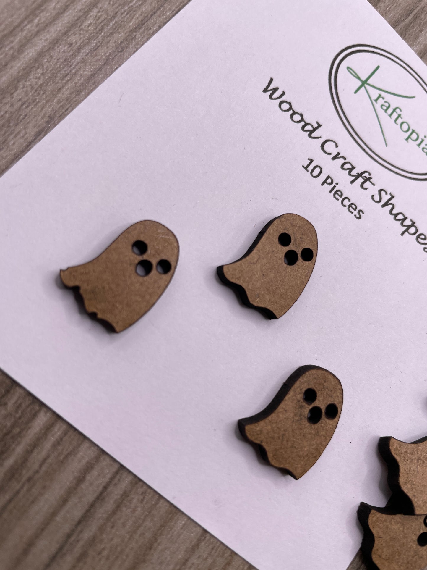 Ghost Shape MDF Craft Blanks