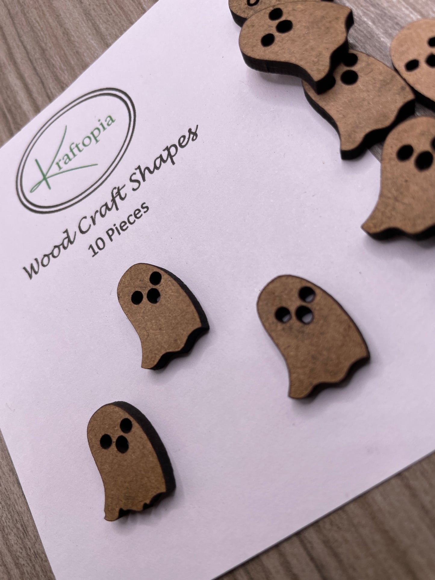 Ghost Shape MDF Craft Blanks