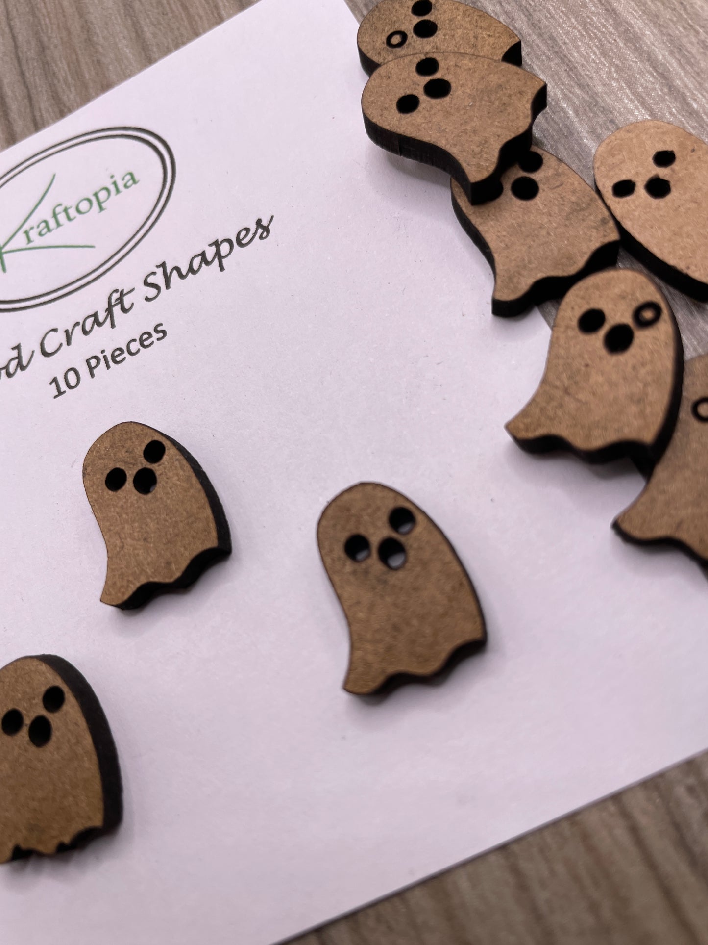 Ghost Shape MDF Craft Blanks