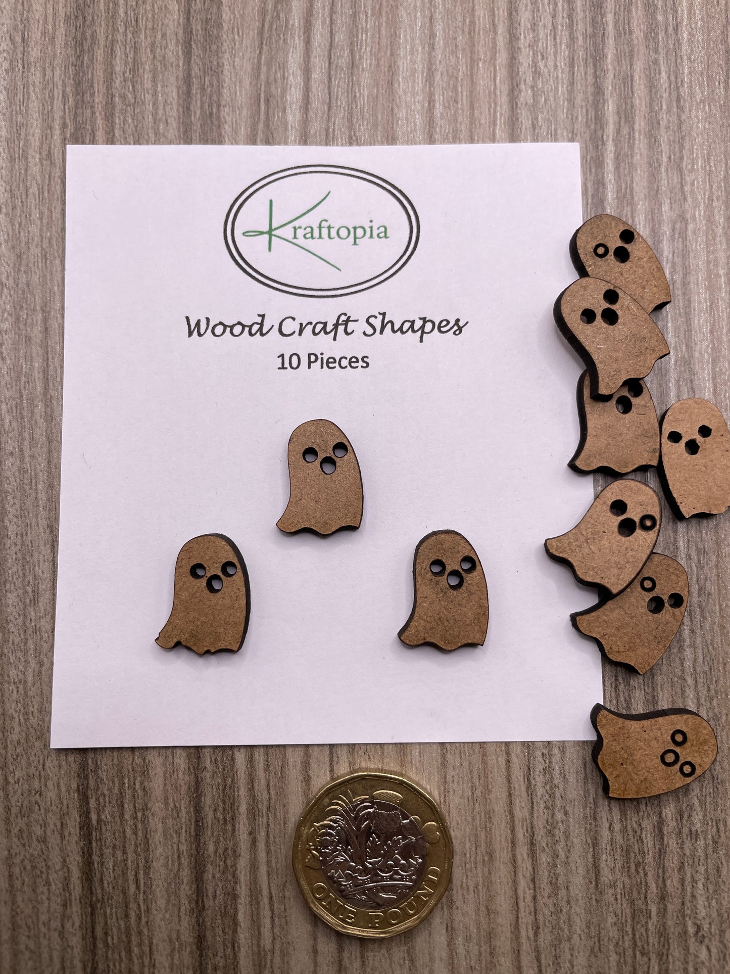 Ghost Shape MDF Craft Blanks