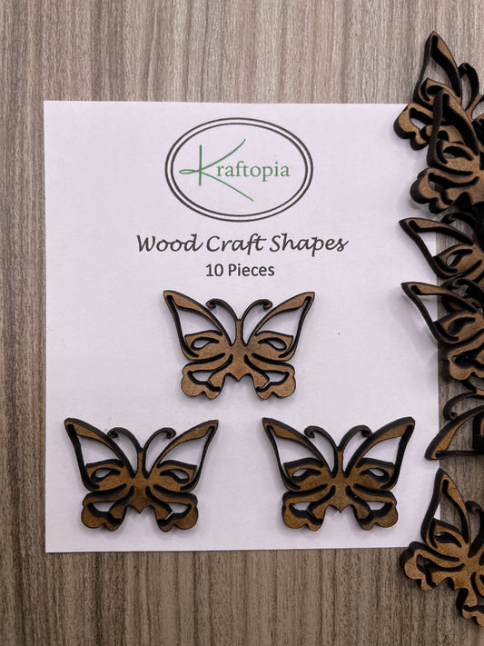 Open Butterfly MDF Craft Blanks