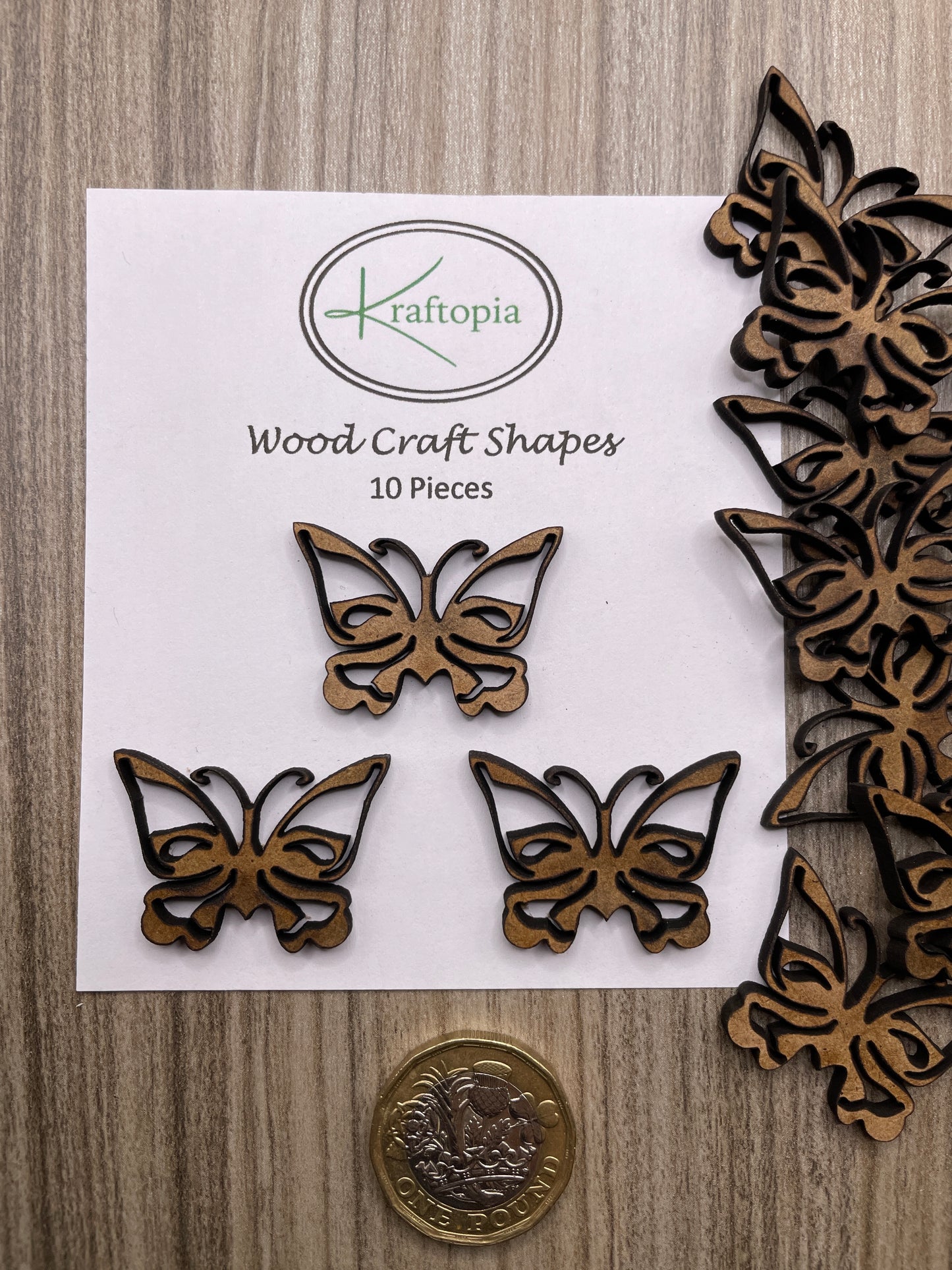 Open Butterfly MDF Craft Blanks