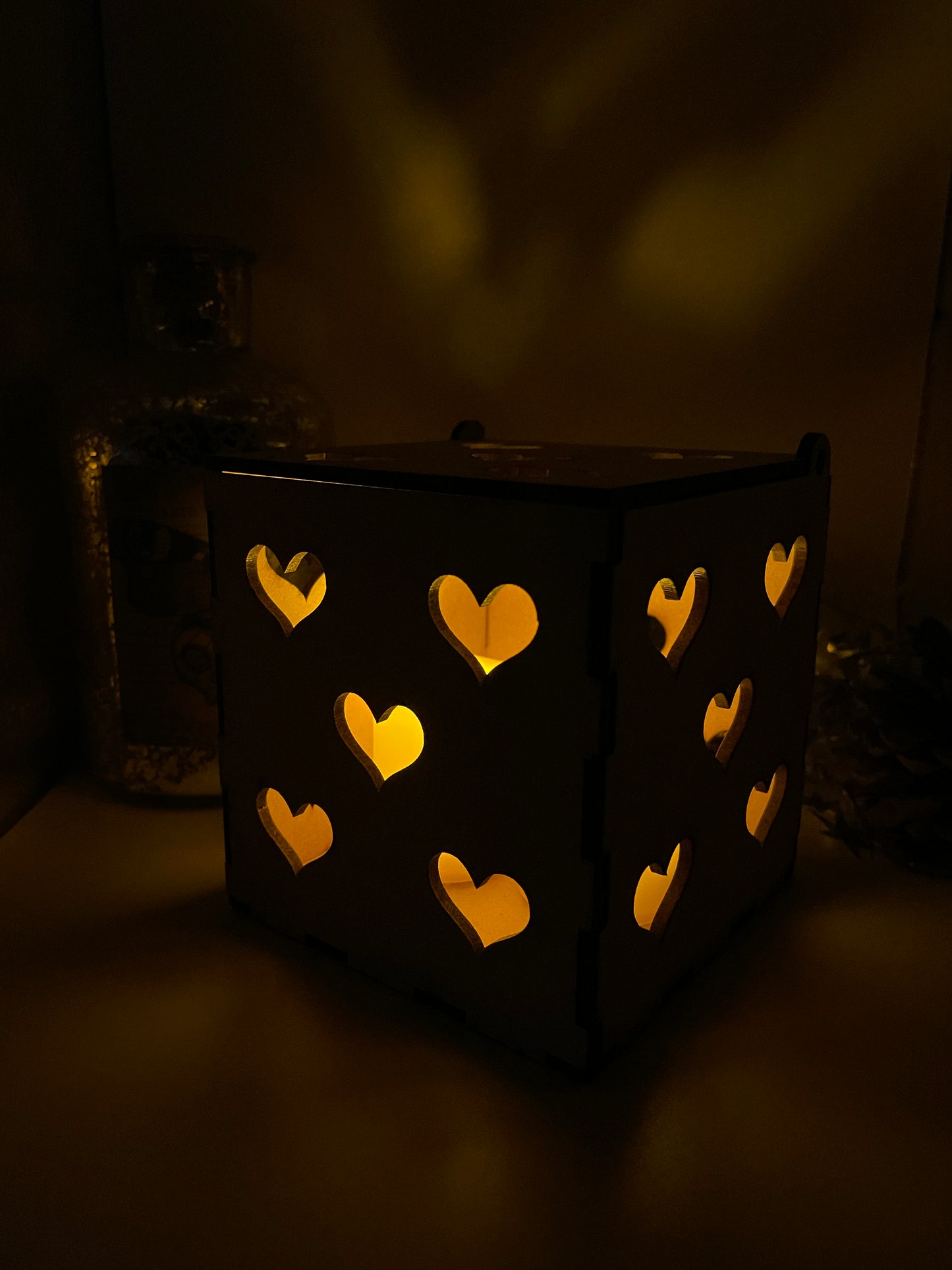 Hearts MDF Craft Kit Night Light