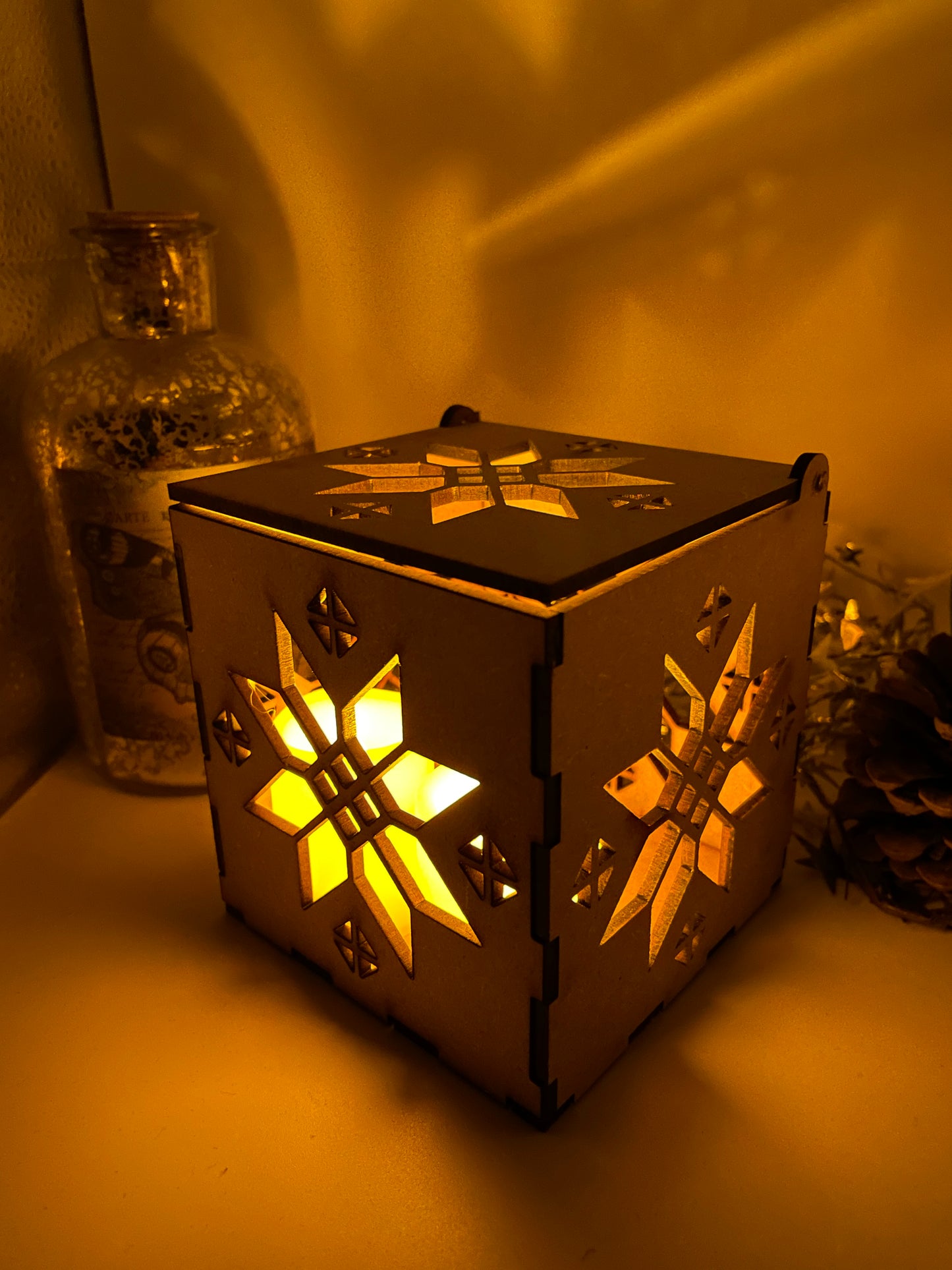 Christmas Star MDF Craft Kit Night Light