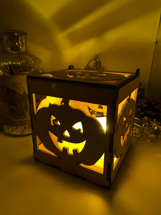 Happy Pumpkin MDF Craft Kit Night Light