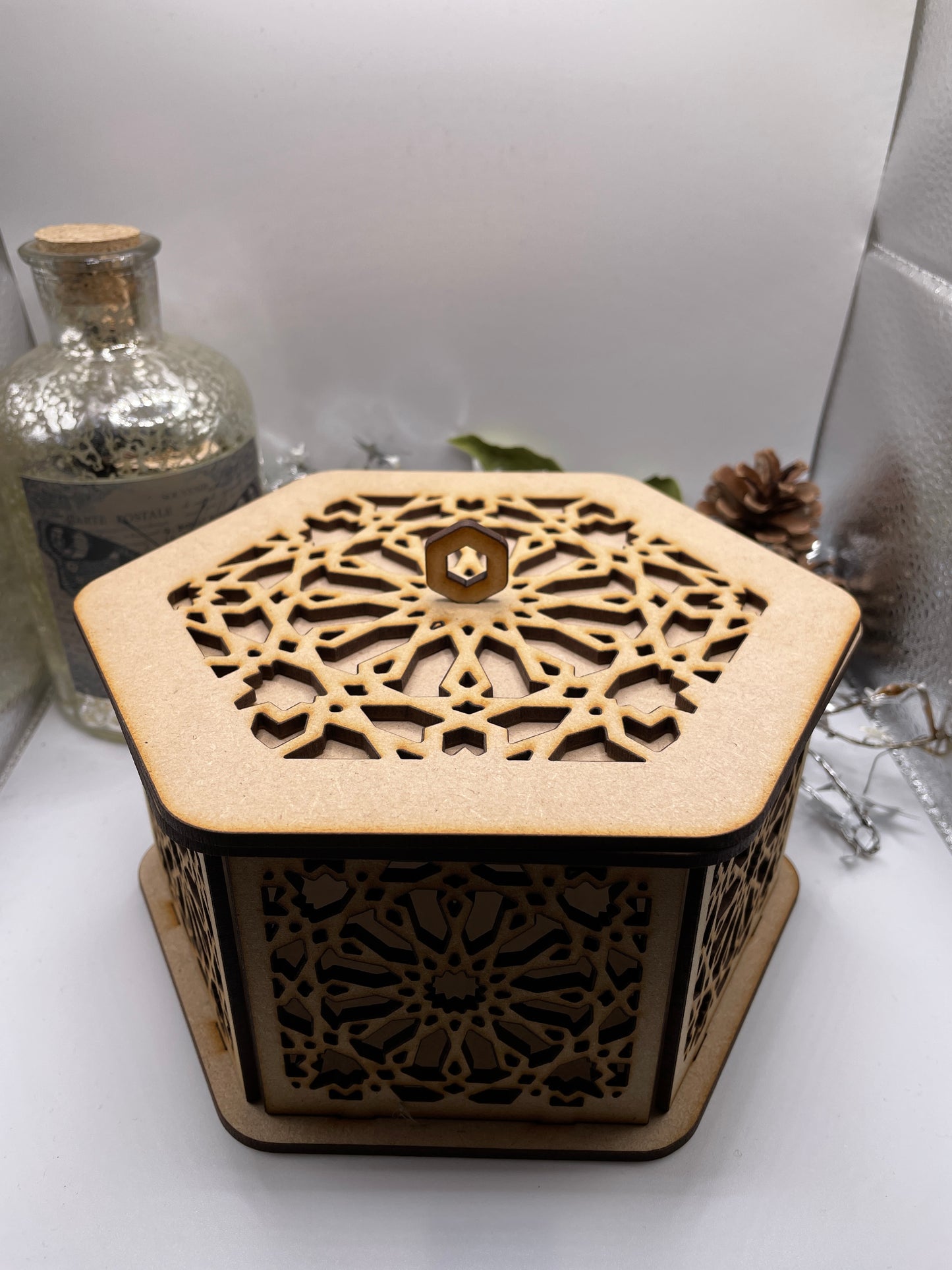 Moorish Style Trinket Storage Boxes MDF Craft Kit