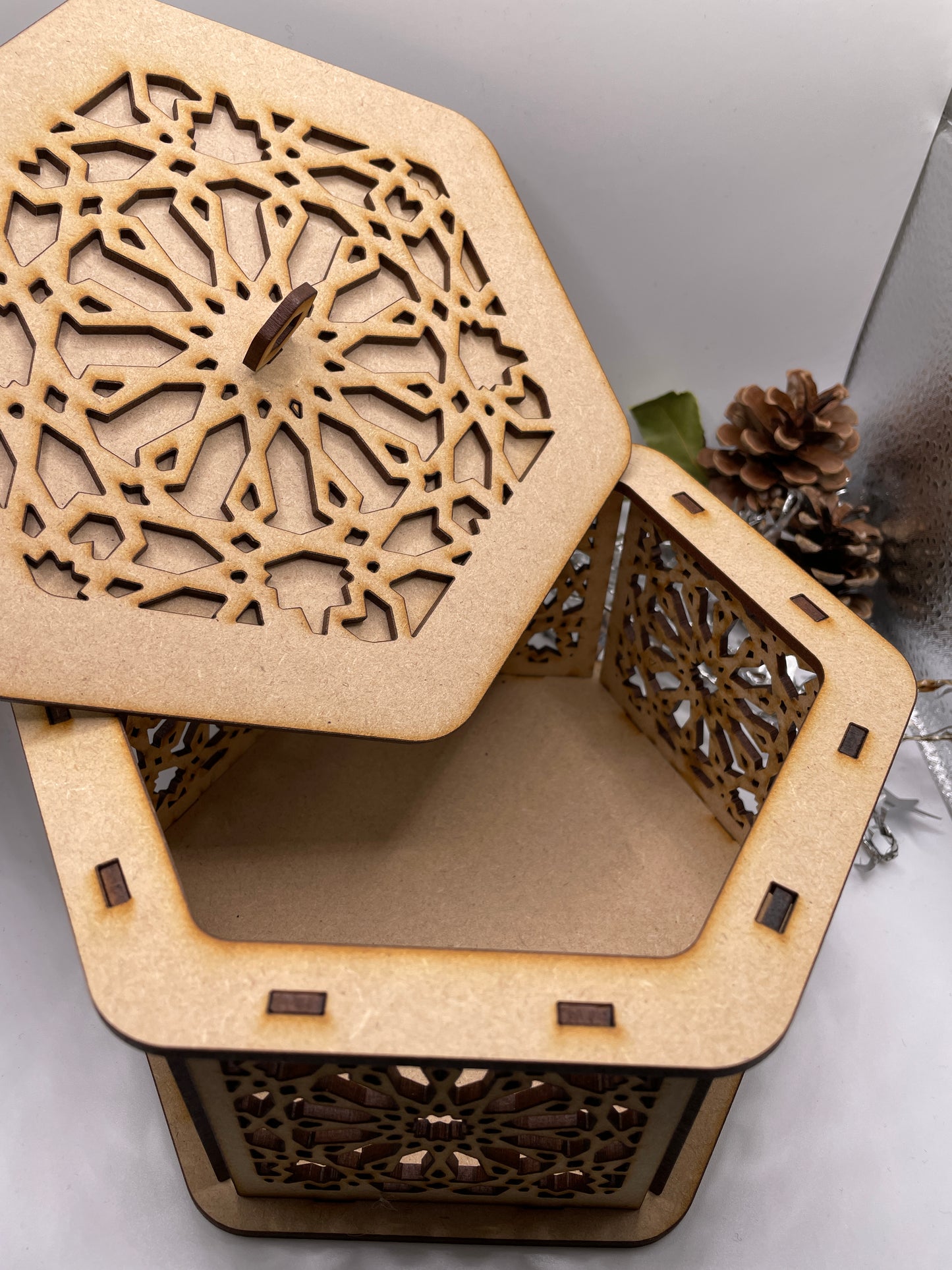 Moorish Style Trinket Storage Boxes MDF Craft Kit