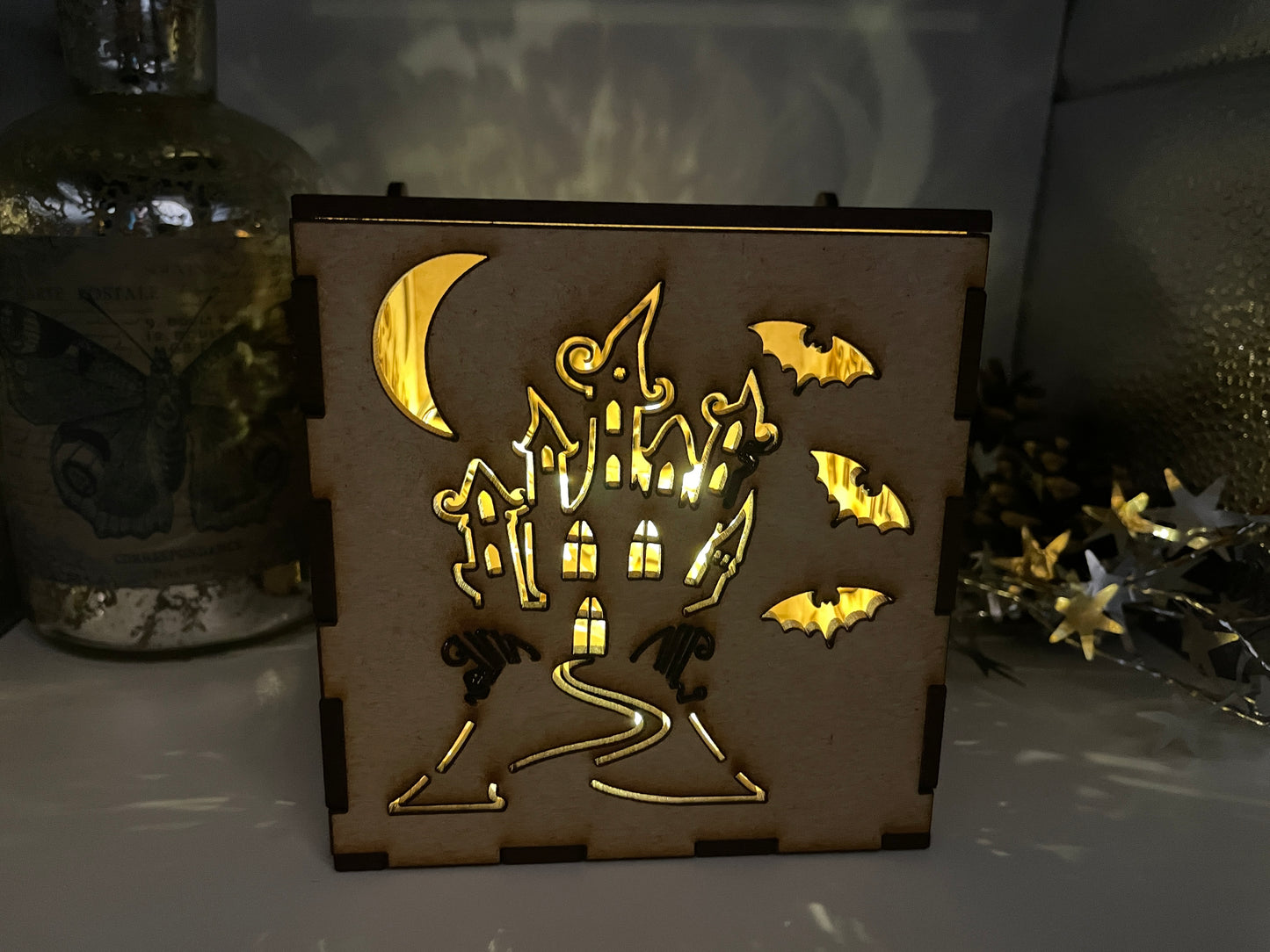 Haunted House MDF Craft Kit Night Light